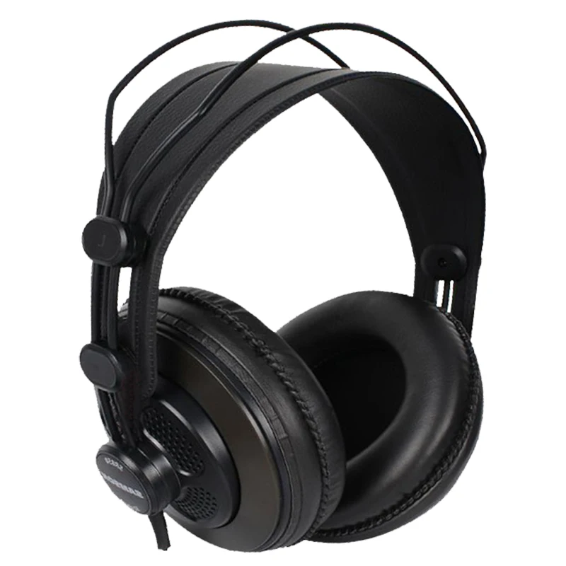 Original Samson SR850 spremljanje HI-fi slušalke Semi-Open-Nazaj Slušalke za Studio, z usnjeno earcup,brez trgovina na drobno polje