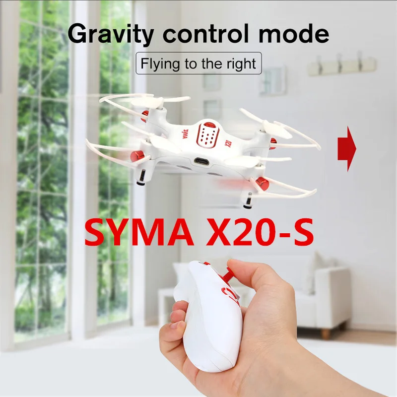 Original Syma x20-s daljinsko upravljanje zrakoplova Mini strani različico fiksna višina štiri osi UAV igrače za otroke darilo za rojstni dan