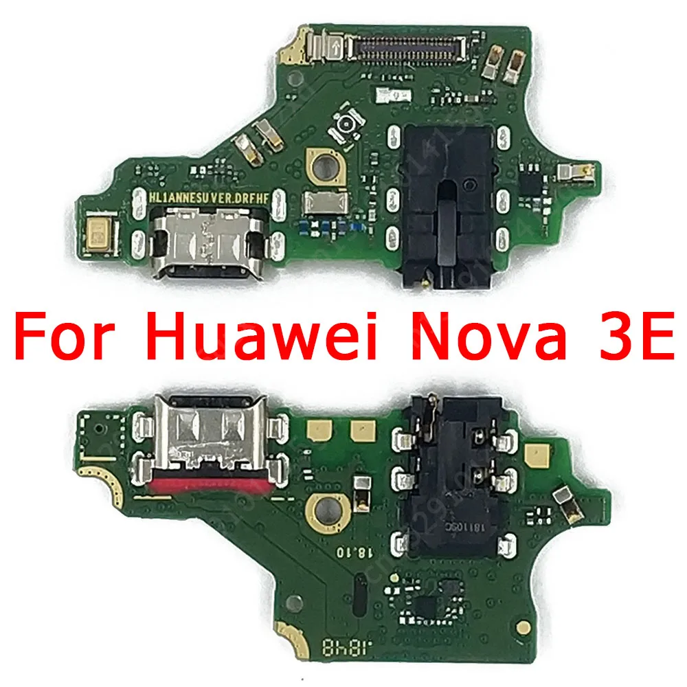 Original USB Charge Odbor za Huawei P Smart Plus 2018 Polnjenje Vrata Za Nova 3i PCB Dock Priključek Flex Kabel Nadomestni Deli