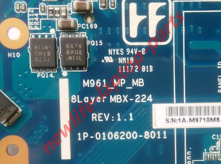 Original VPCEB serije motherboard MBX-224 A1794336A M961_MP_MB DDR3 maiboard test hitro ladjo
