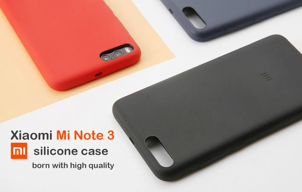 Original Xiaomi Mi Opomba 3 Primeru Silikonske gume kritje resnično Mi Note3 Silicij udobno roko občutke Mikrovlaken MiNote3 Pokrov