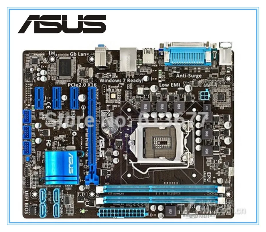 Originalne matične plošče za ASUS P8H61-M LX PLUS LGA 1155 DDR3 plošče H61 uporablja Desktop motherboard