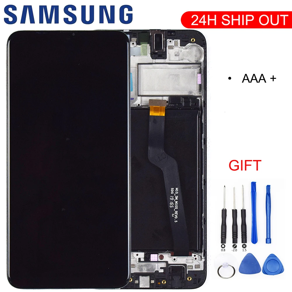 Originalni Kakovosti Za Samsung Galaxy A10 A105 A105F SM-A105F Zaslon LCD Z, Zaslon na Dotik, Računalnike Z Okvirjem