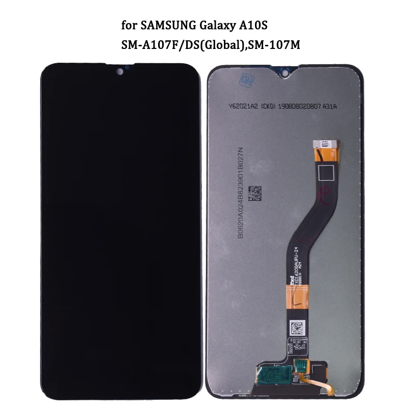 Originalni Samsung galaxy A10S lcd SM-A107F, SM-A107M Zaslon, Zaslon na Dotik, Računalnike Montaža z okvirjem
