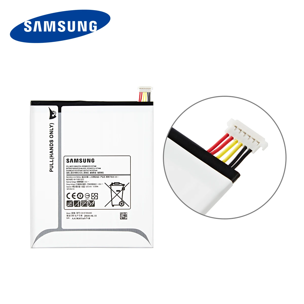 Originalni SAMSUNG Tablični EB-BT355ABE EB-BT355ABA baterija Za Samsung Galaxy TabA 8.0 Galaxy Tab5 T355/C T350/P350 P355C/M +Orodja