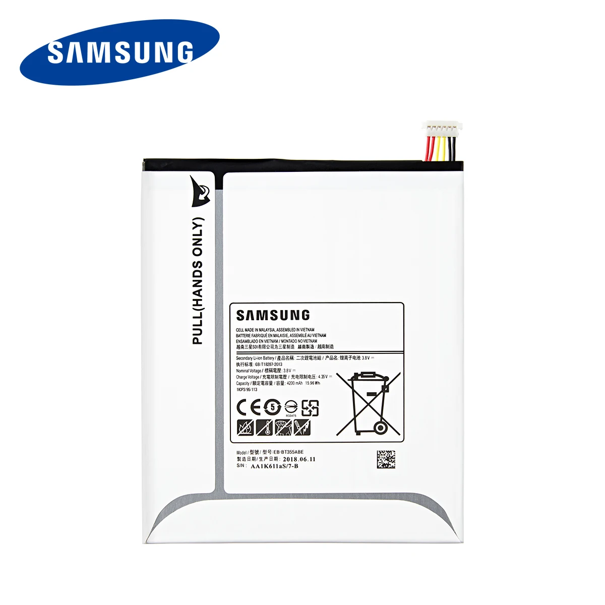 Originalni SAMSUNG Tablični EB-BT355ABE EB-BT355ABA baterija Za Samsung Galaxy TabA 8.0 Galaxy Tab5 T355/C T350/P350 P355C/M +Orodja