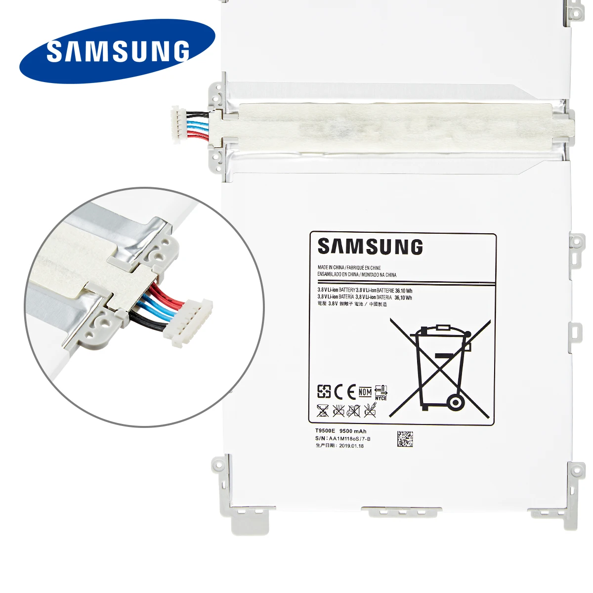 Originalni SAMSUNG Tablični T9500E T9500K T9500C T9500U baterije 9500mAh Za Samsung Galaxy Note 12.2 P900 P901 P905 T900 SM-P900