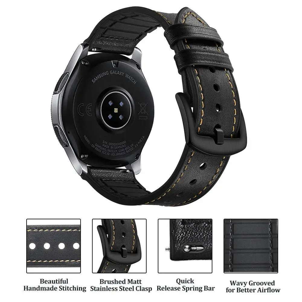 Orodje S3 Obmejni pas Za Samsung Galaxy watch 46mm trak 22 mm Usnje Zapestnica Huawei watch GT Amazfit stratos 2/Tempo S 3 46