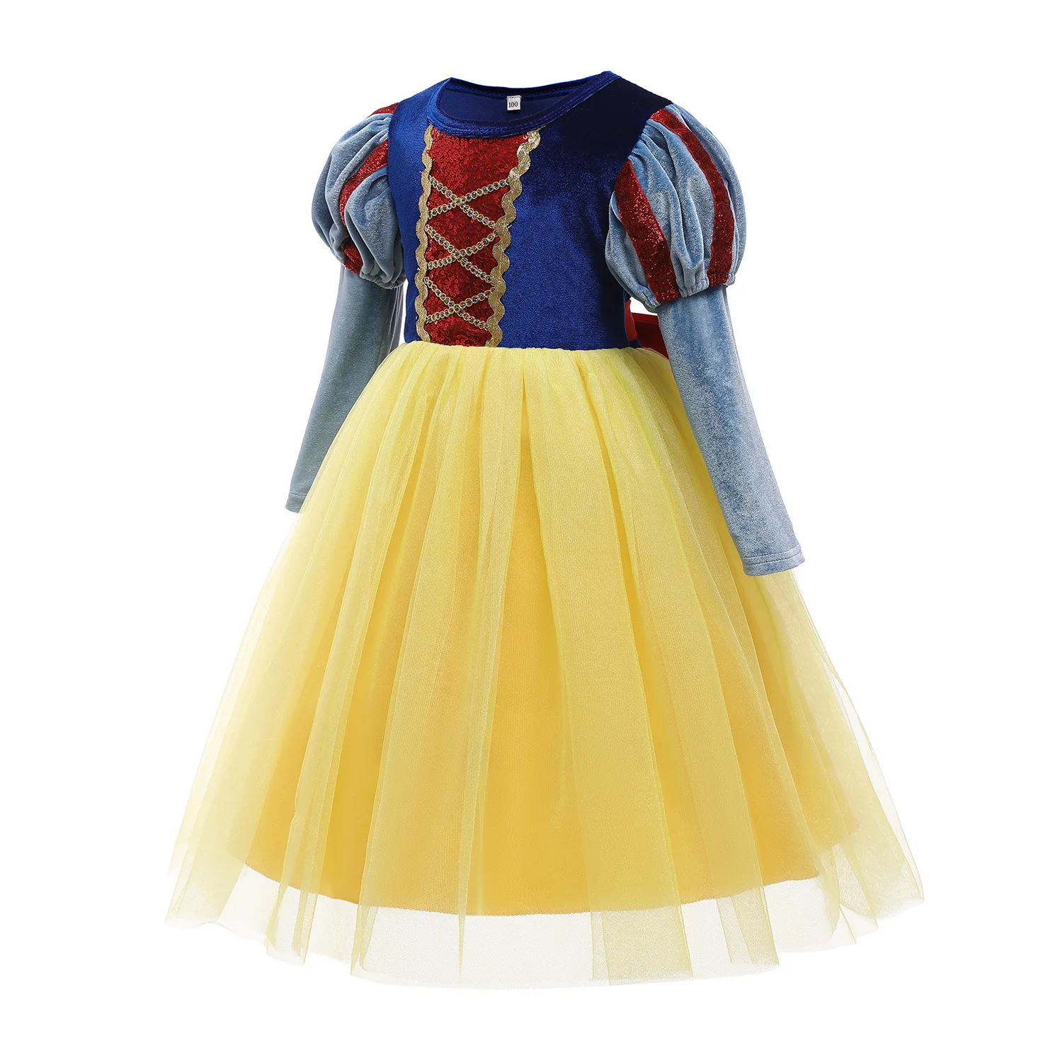 Otroci Dekle Obleko Sneguljčica Princesa Fancy Obleke Dekleta Halloween Party Cosplay Kostum Otrok Elegantno Krasen Formalnih Obleke