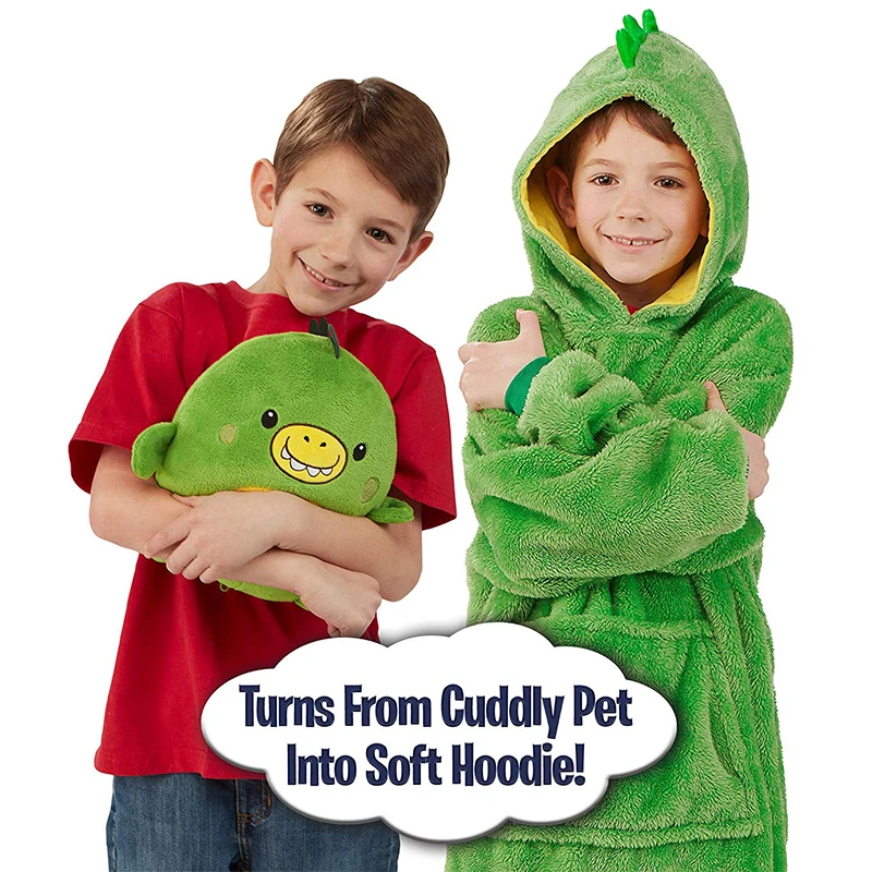 Otroci hišni Ljubljenčki Hoodie Odejo Hoodie otroška Majica Pet Oblikovan Modni pulover s kapuco Runo Pozimi Pet Hoodie Za Otroke Dropshipping