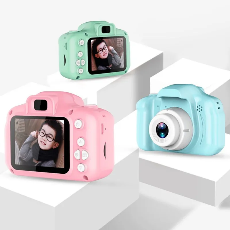 Otroci otroški Kamere Mini Digitalni Fotoaparat Srčkan Izobraževalne Igrače, Kamera Za Otroka, Darilo za Rojstni dan 1080P Fotografijo, Video Kamere Za Otroke