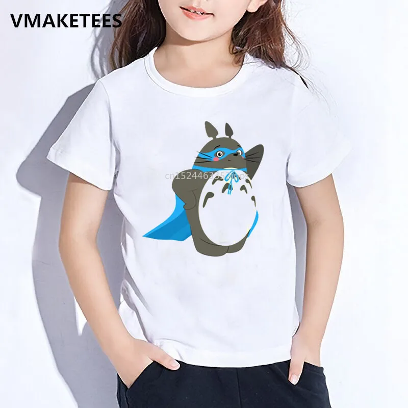 Otroci Poletje Punce&Fantje T shirt Otrok Anime Živahen Stran Moj Sosed Totoro Natisni T-shirt Risanka Smešno, Otroška Oblačila,ooo2207