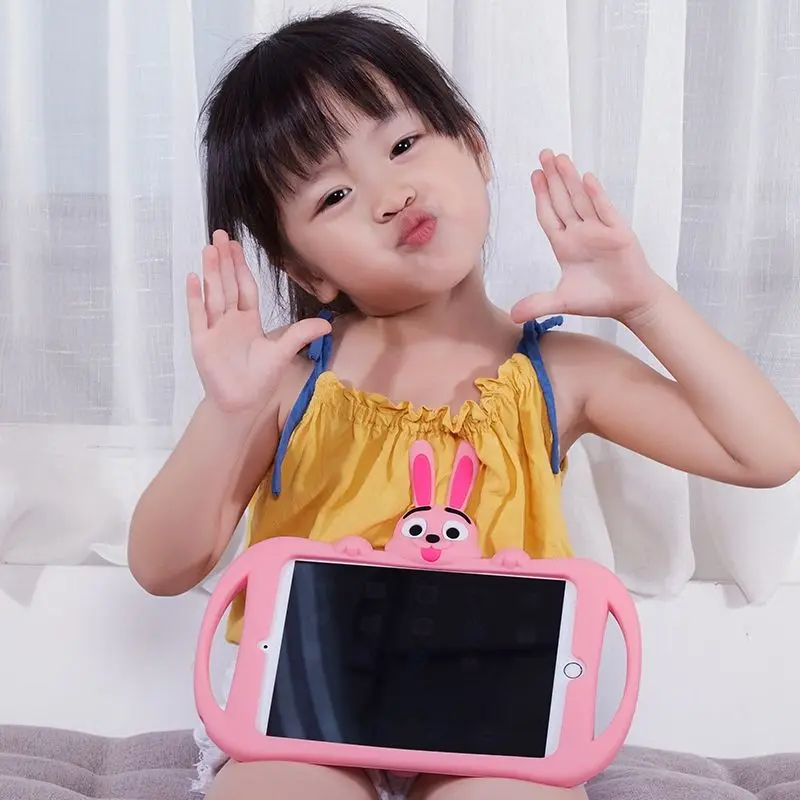 Otroci Silikona Tablični Primeru Za Xiaomi Mi Pad 4 plus 10.1 Mehko Srčkan Shockproof Kritje za Xiaomi Mipad 4 Mi Pad4 8 inch Funda Lupini