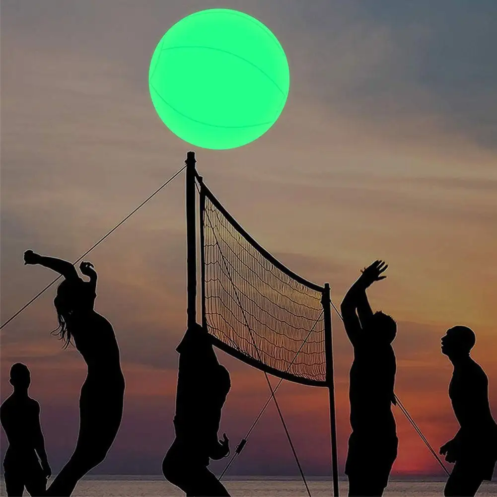 Otroci Solar Powered Napihljiva Žoga RC Žogo Igrače, Daljinsko upravljanje LED 7 Barv Obrob Žoga za Plažo Za Vrt, Zunanji Bazen
