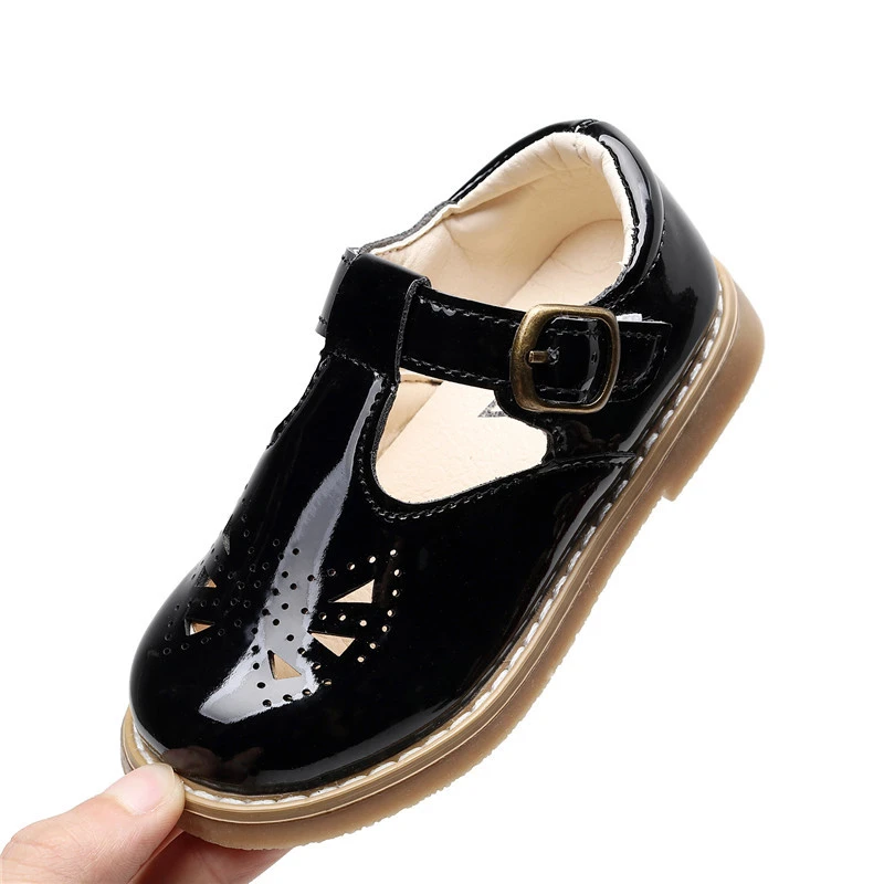 Otroci Čevlji Metulj Votlih Dekleta Oxfords Čevlji T-bar Priložnostne Čevlji Šoli Enotno Obleko Princese Mary Jane Ravno Čevlji