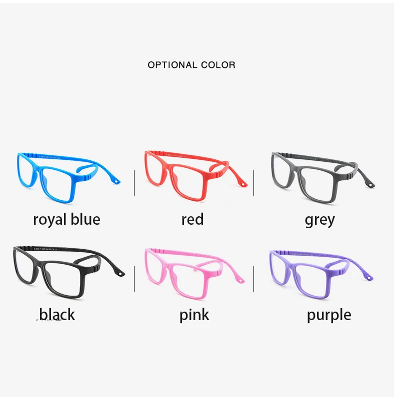Otrok Optičnih Očal Okvir s Traku Velikost 49 Št Vijak Prilagodljiv Otroci Očala TR90 Otrok Očala Nezlomljiv Varno