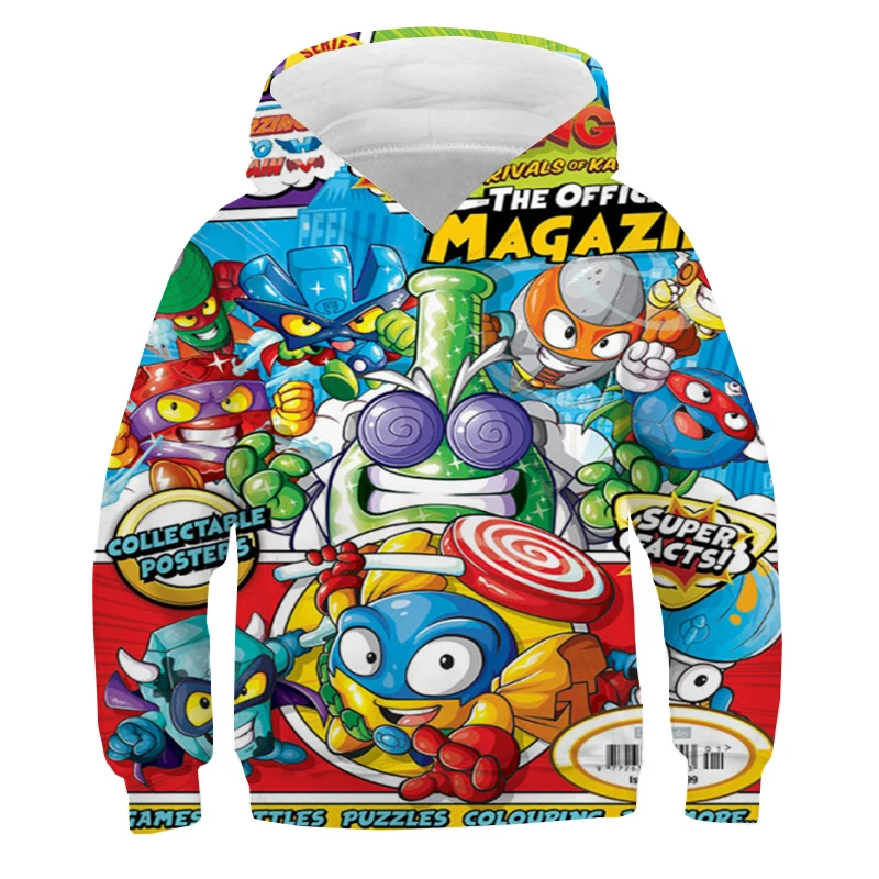 Otrok Superzings Majica Super Zings 3D Tiskanih Otroci Hoodies Risank Anime Puloverju Pomlad Zima Fant Dekle Vrhovi