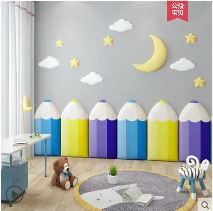 Otroška soba proti trčenju stenske nalepke soft pack samolepilne vrtec dekoracijo sten soft pack stenske nalepke