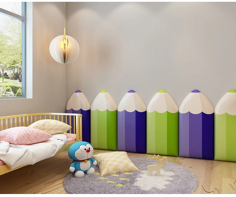 Otroška soba proti trčenju stenske nalepke soft pack samolepilne vrtec dekoracijo sten soft pack stenske nalepke