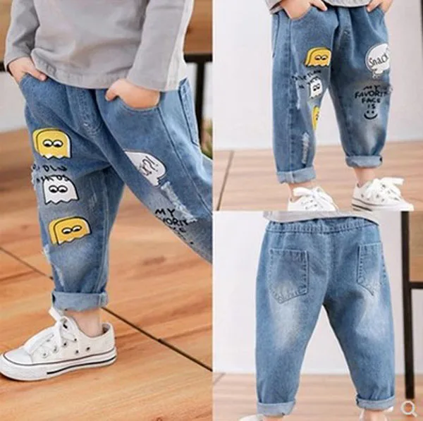 Otroški jeans haren hlače big PP hlače