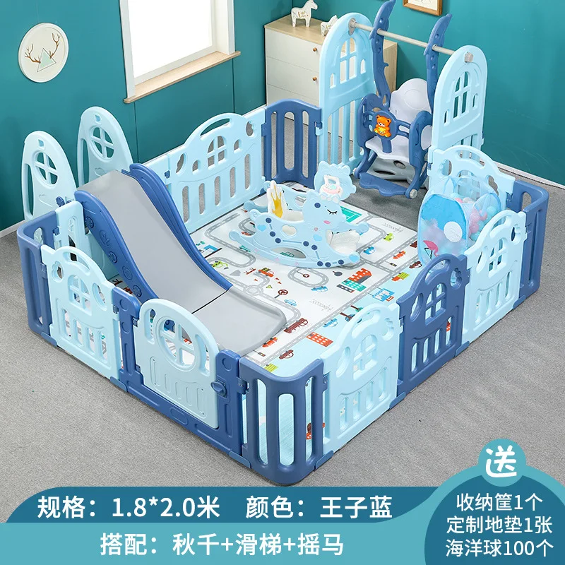 Otroško igrišče notranja oprema za igro otrok površine družino igrišče potisnite swing kombinacija ograjo poredna grad