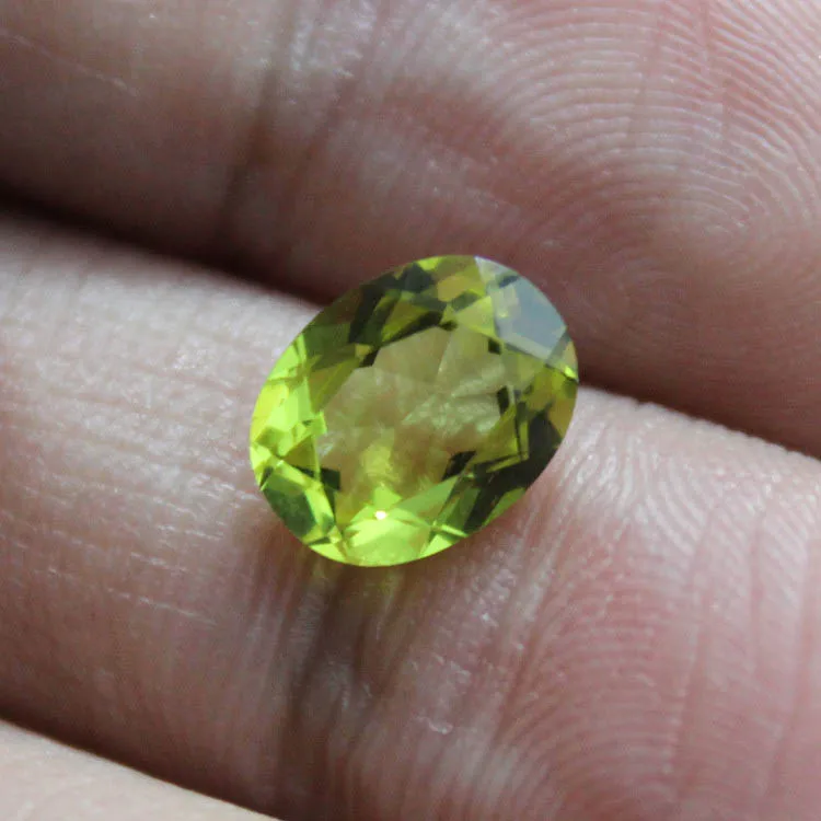 Ovalne oblike olivine kamen peridot kroglice za nakit, izdelava chrysolite svoboden dragih kamnov, DIY gladko ustvarili gemstone aaa kamni