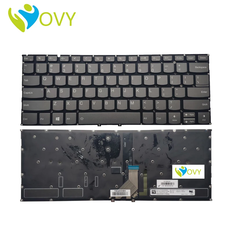 OVY laptop osvetljene tipkovnice za LENOVO 920-13isk 13ikb 920-13 SP ES NAS angleško black s Svetlobo 5CB0Q09594 SN20N04582 SN20L24331