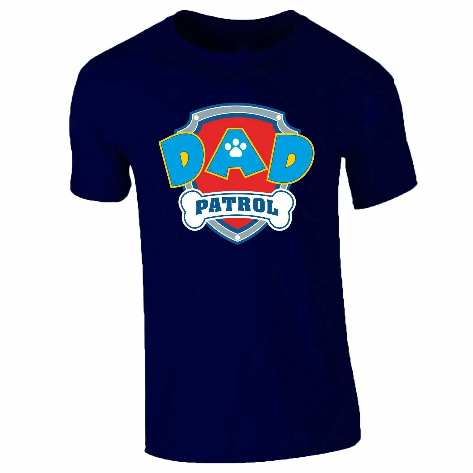 Oče Patrol T-Shirt Družino Darilo Za Rojstni Dan Očetov Dan Očka Mens Vrh
