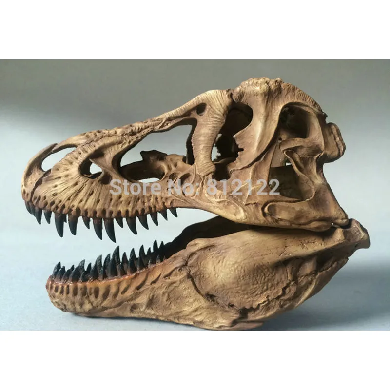 P-Plamen Najnovejši Tyrannosaurus Rex dinozaver Smolo Fosilnih lobanje Model Zbirateljskih 16.7*11.7*12.3 cm barva svetlobe