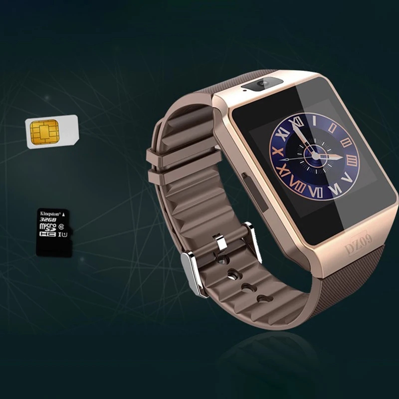 Pametna ura S Kamero, Bluetooth Zapestje Gledati Kartice SIM Smartwatch IOS in Android