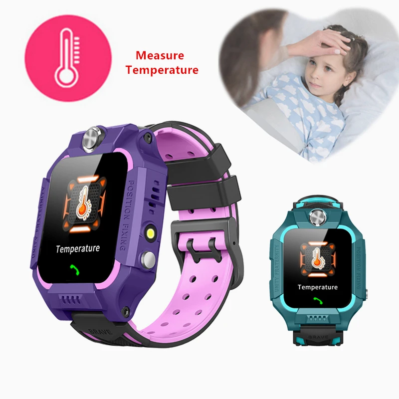 Pametno Uro s Temperaturo Otroci Gledajo, Telefon, Brezplačna Dostava v Braziliji, Ljubitelji medicinska Sestra Smartwatch Tanke Termometer ročno uro