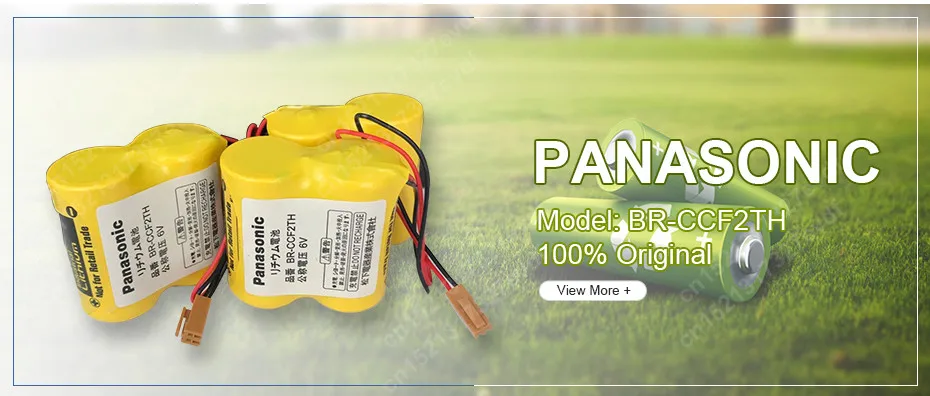 Panasonic Original 10pcs/veliko BR-CCF2TH Baterije s w/2P plug 6V 5000mah FANUC PLC Litijeve Baterije
