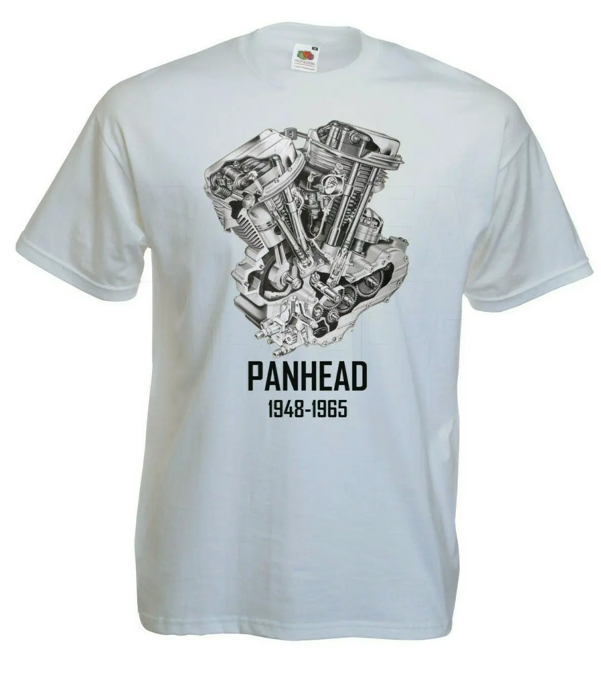 Panhead Motor T Shirt Kolo Po Meri Chopper Biker Motard S M L Xl Neuf