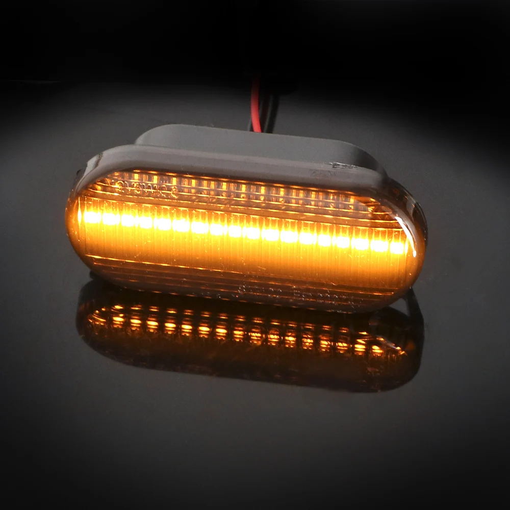 Par LED Avto Dinamične Strani Marker Lučka 18SMD Vključite Signal Blinker Luč Za Volkswagen Za VW Bora, Golf 3 4 Passat 3BG Polo SB6