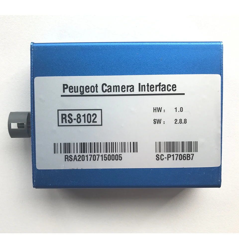 Parkirni Prostor Pomočjo Sistema Fotoaparata Vmesnik Za Peugeot 208 2016 Z Smeg Povezavo Dekoder Podporo Sprednji In Zadnji Pogled Kamere