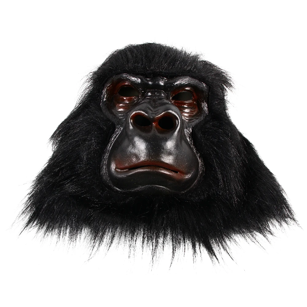 Patygr Gorilla Ape Maska Črna Žival Odraslih Mens Modno Obleko Pribor Halloween NOVA