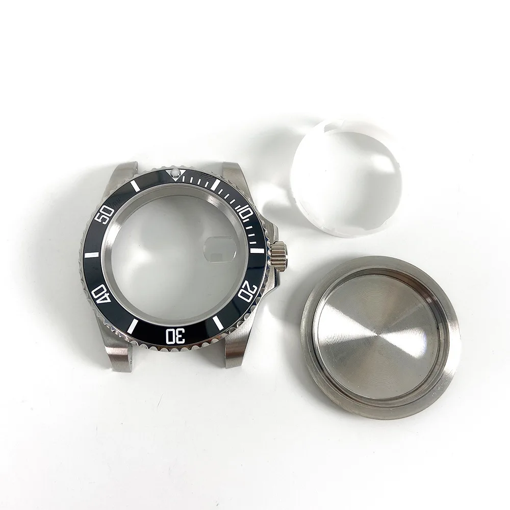 Pazi, Pribor ZA Rolex Watch 8215 2813 40 mm SUB iz Nerjavečega Jekla z Lupino Primeru Nastavite Safirno Steklo Keramični Obroč