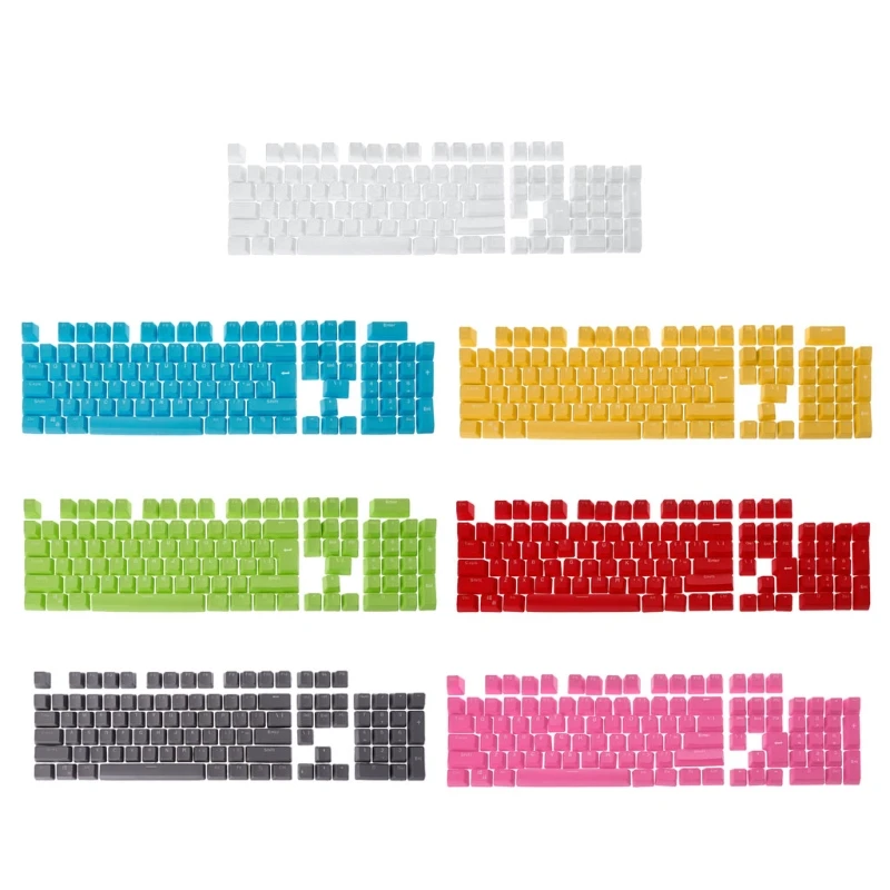 PBT 104 Keyscaps Tipke Doubleshot Osvetljen Različnih Barvnih Možnosti Za Češnja MX Mehanske Tipkovnice KeyCap