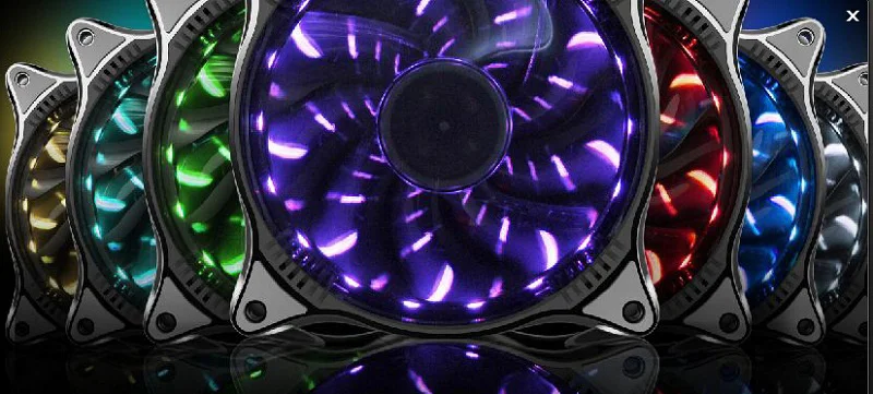 Pccooler Zvezdnato Nebo 12 cm Računalnik Primeru Hladilni Ventilator Tiho RGB čarobno nastavljiva LED 120mm CPU Hladilnik Vode, Hladilni Ventilator