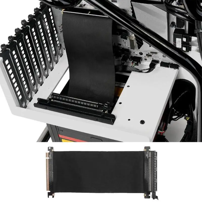 PCI Express Visoko Hitrost 16x Prožni Kabel Podaljšek Adapterja Riser Card