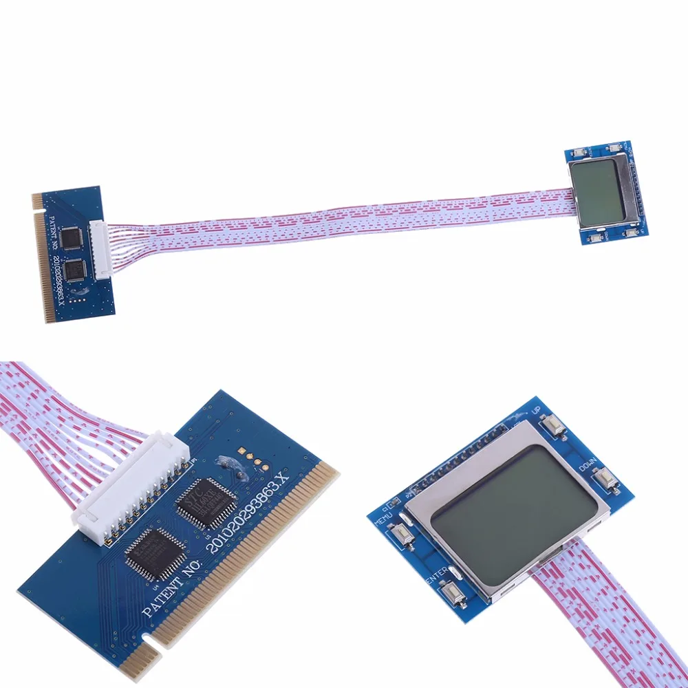 PCI Motherboard Diagnostični Tester Analyzer LCD Post Test Kartico Za Namizni Prenosni računalnik X6HA