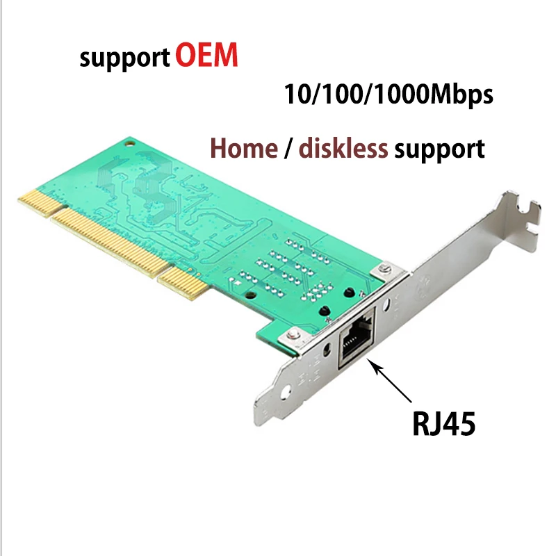 PCIE omrežna kartica, vgrajena v žično Gigabit Ethernet kartice RTL čip 10/100/1000Mbps full-duplex / half-duplex PCI-E omrežna kartica
