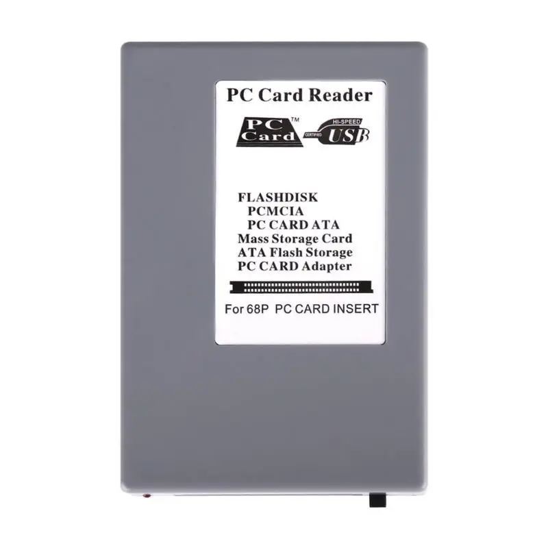PCMCIA Adapter za pomnilniške Kartice ATA Mass Storage Reader Za 68p PC Card Instert PC USB CF Kartice Adapter Reader