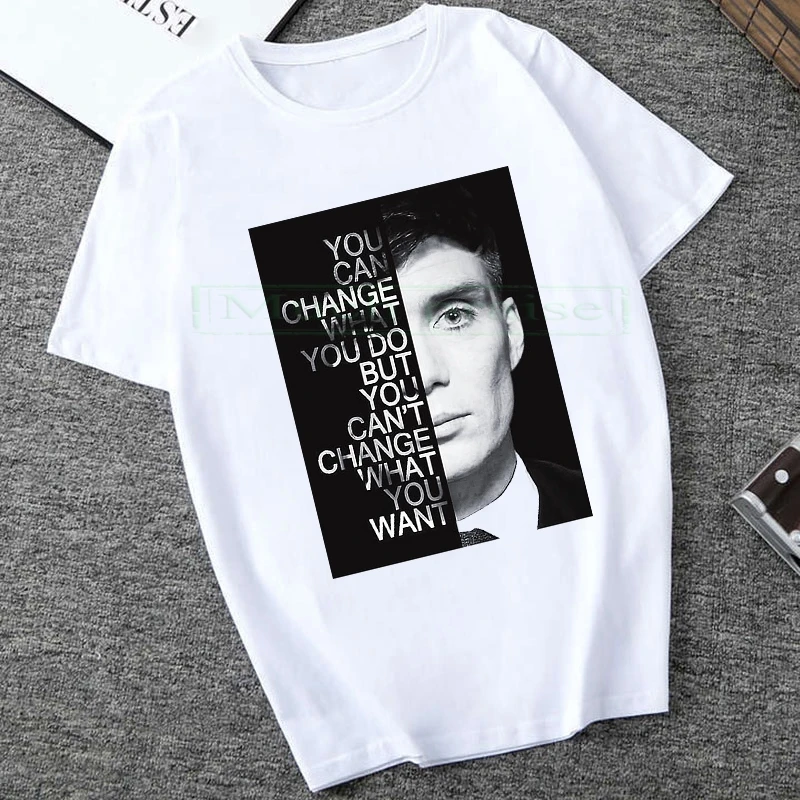 Peaky Blinder bombaž tiskanja priložnostne mens t srajce moda za moške vrhovi Unisex T-shirt kratek rokav O-Vratu moški tshirt Ulične 2020