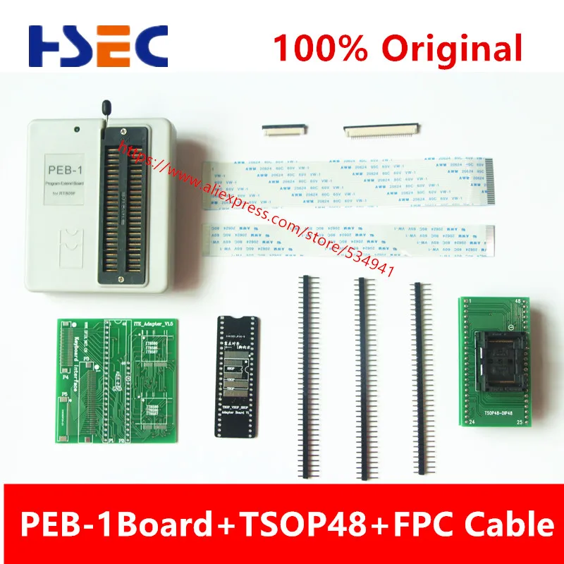 PEB-1 Širitev penzion+TSOP48+FPC Kabel Uporabo na RT809F programer Podporo IT8586E IT8580E29/39/49/50 serija 32/40 /48 metrov BIOS