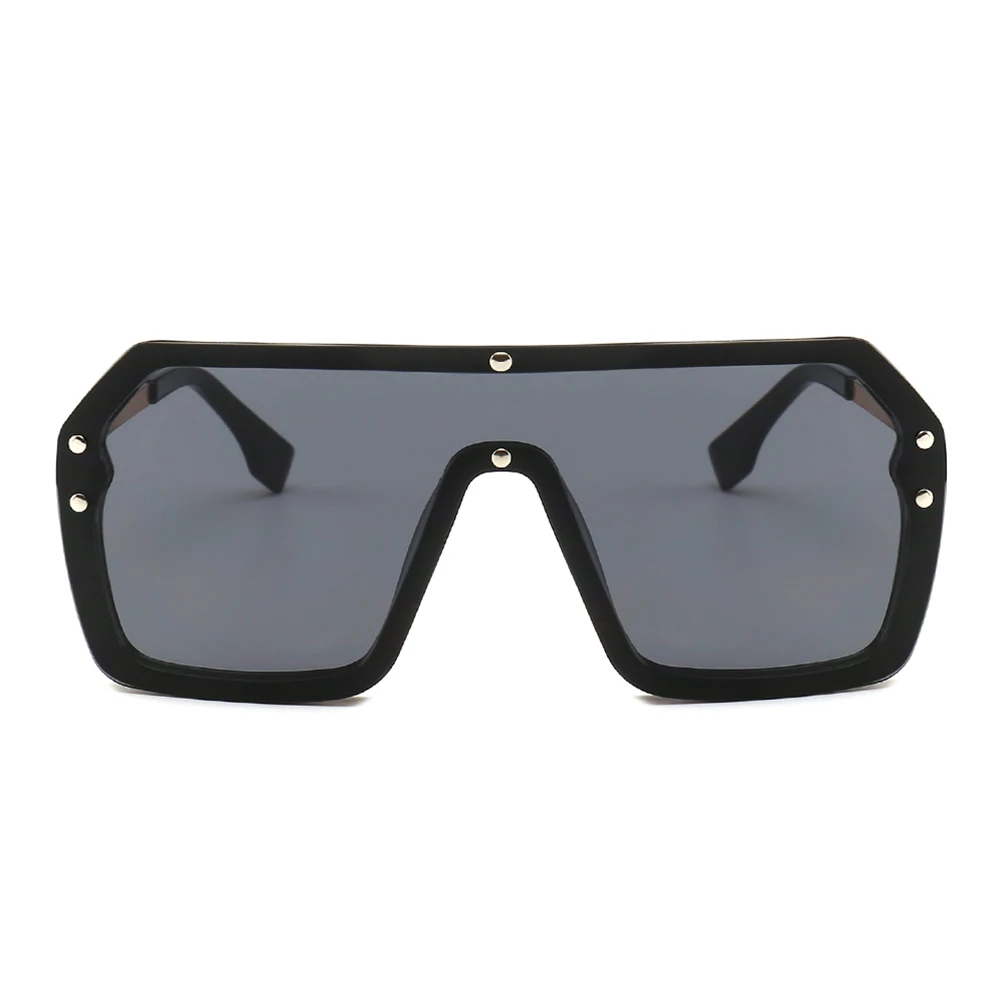 Peekaboo črn kos sončna očala kvadratnih moških pol kovinski 2019 poletje slog, prevelik sončna očala za ženske velika uv400
