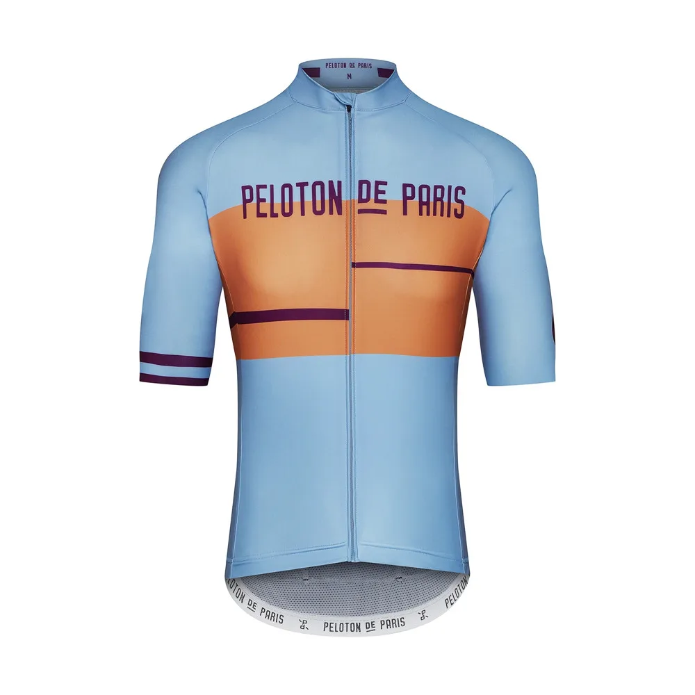 Peloton parizu leta 2020 najnovejše Kratek sleeve kolesarjenje jersey moški MTB predstava cikel nositi kolo Šport dirke majica Hitro sušenje majica