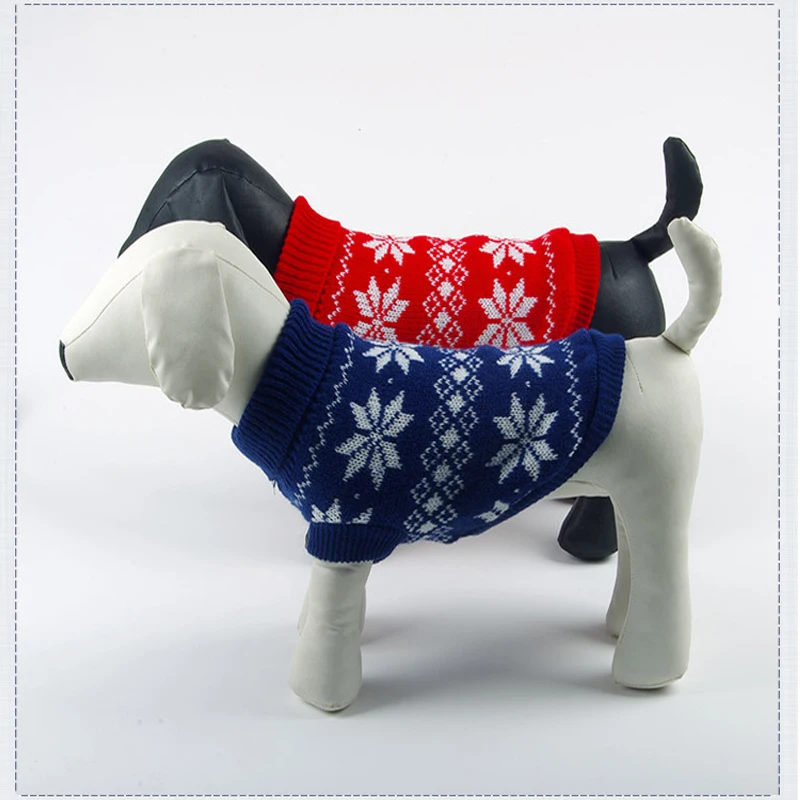 Pet oblačil jesen in zimo udobno in toplo pleteni oblačila za pse malih in srednje tip psa pulover za psa telovnik pes dobave