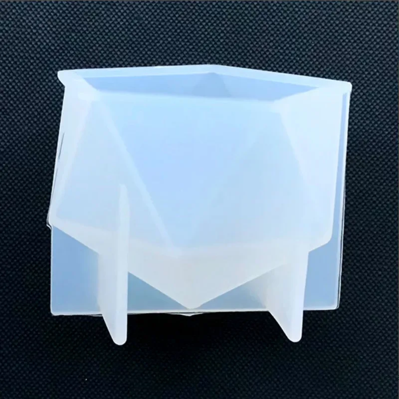 Peterokotna Piramida Silikonsko Plesni 3D Geometrije Plesni Epoksi Smolo ustvarjalce Mehko Jasno Plesni UV Smolo Silikonski Kalup za Smolo