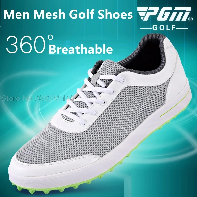Pgm Golf Čevlji Moški Dihanje Ultra-Lahkih Očesa Superge, Športno Usposabljanje Non-Slip Čevlji Konice Udobno Golf Čevlji Velikost